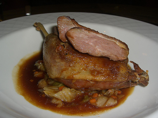 Half Duck Fully Cooked